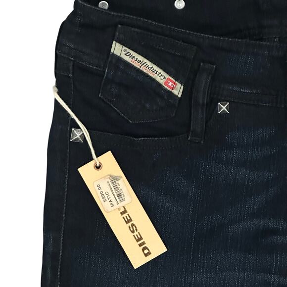 Diesel Matic Stretch Dark Wash 008KX Stretch Skinny Jeans Size 24 x 32 NWT $230 - Picture 7 of 10